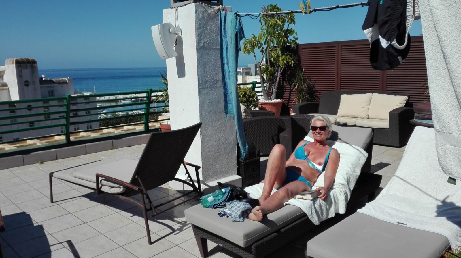 Justine on vacation
