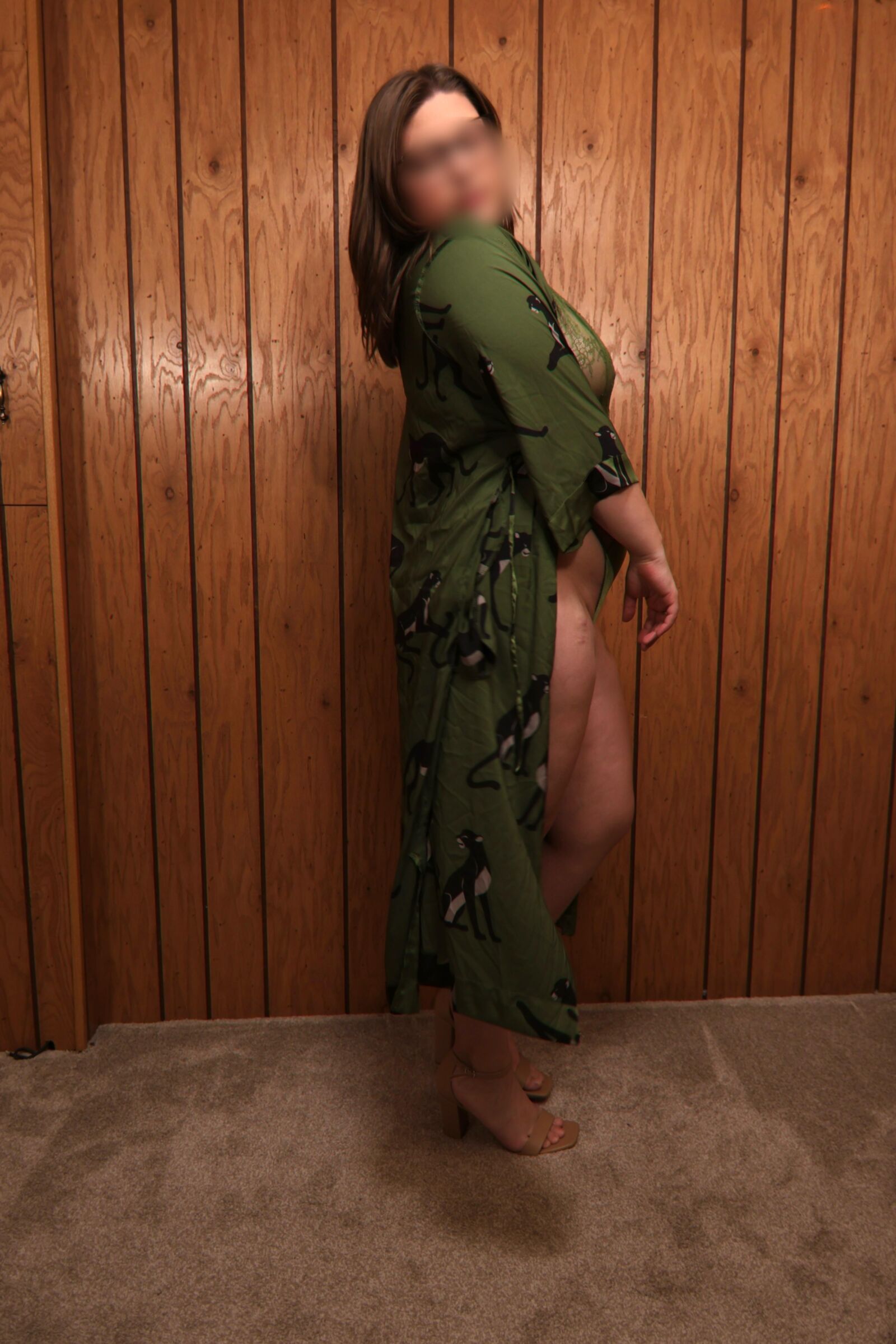 Curvy amateur wife lingerie 