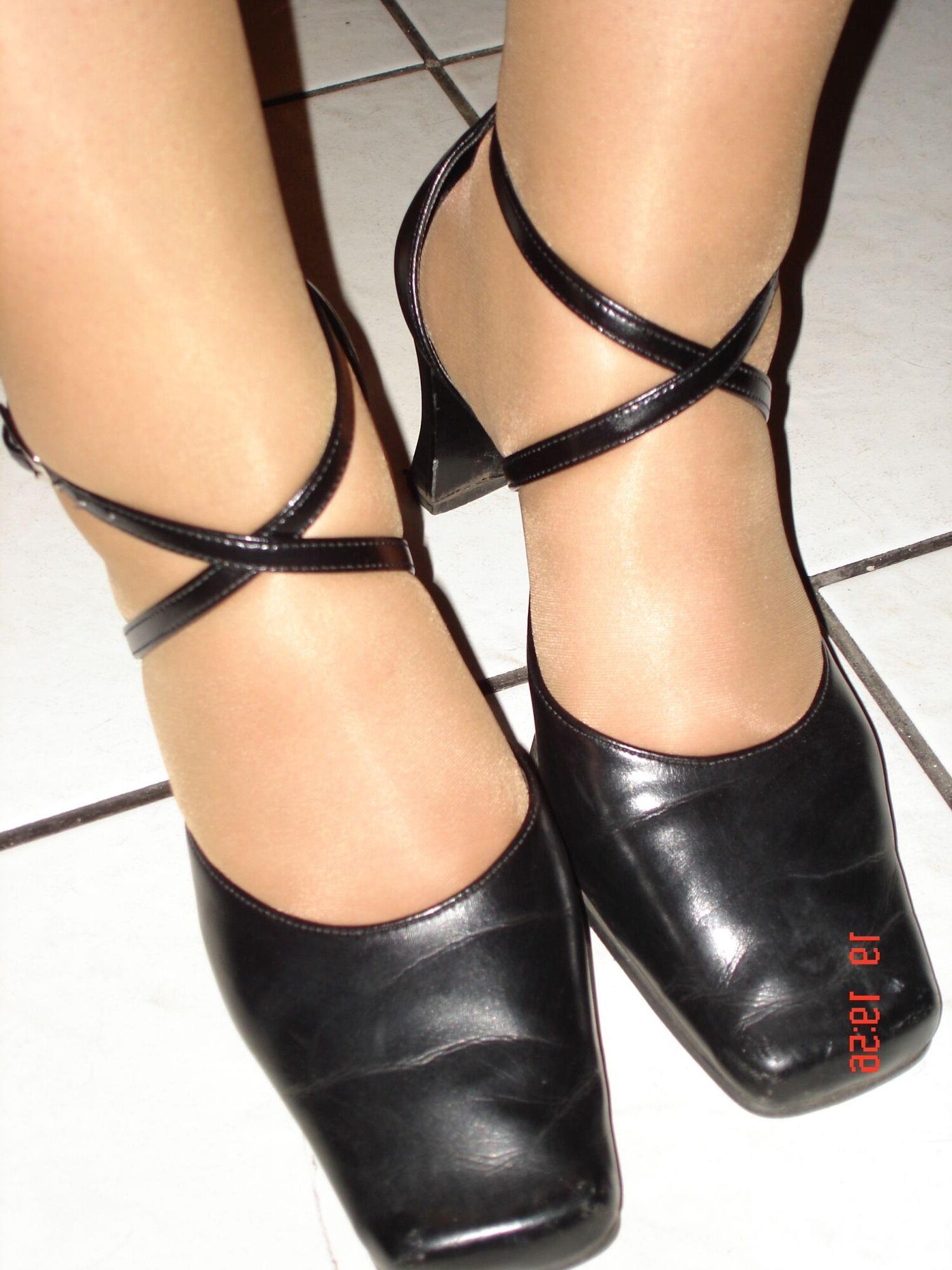 Brillo pantimedias y mis zapatos sexy