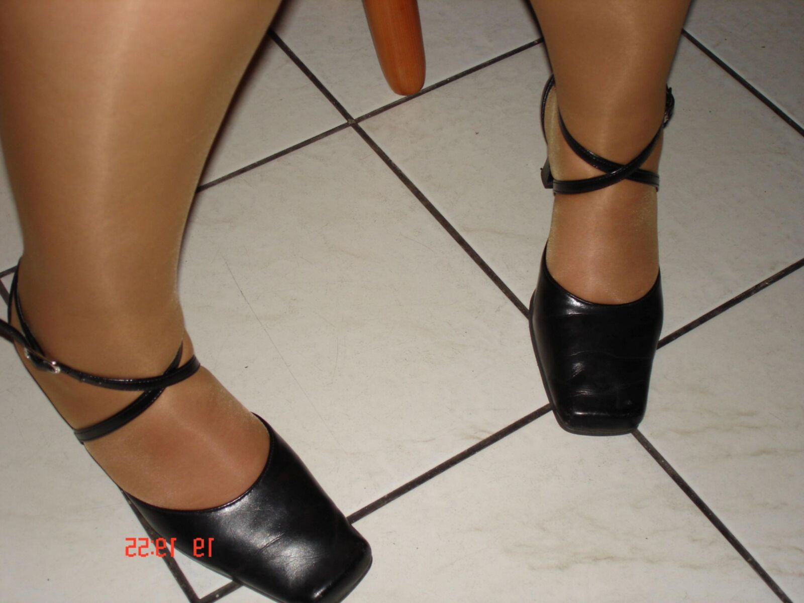 Brillo pantimedias y mis zapatos sexy