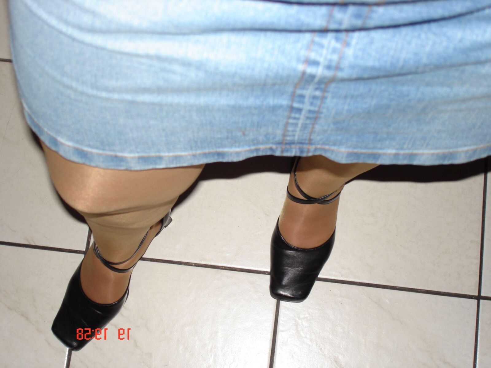 Brillo pantimedias y mis zapatos sexy