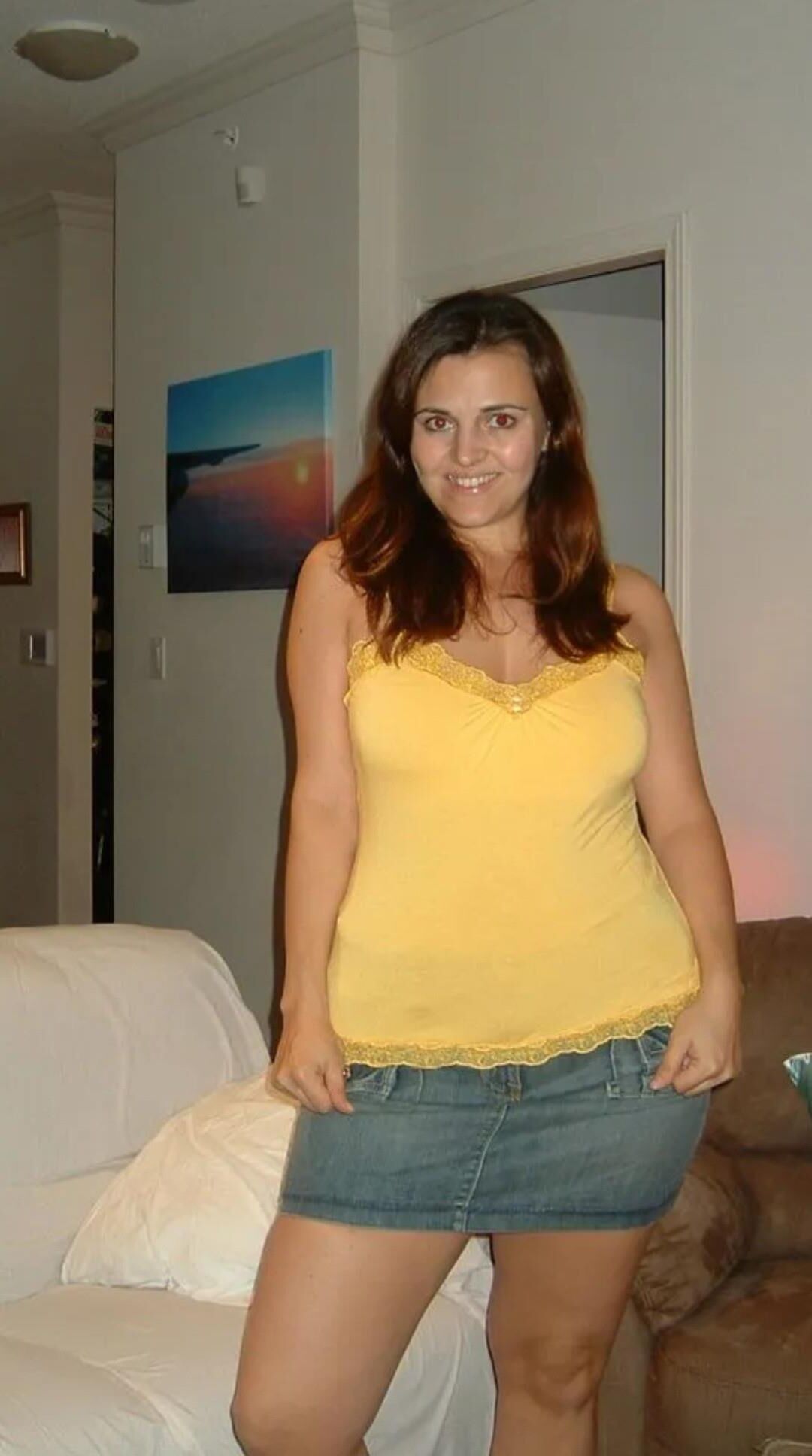 Sexy morena milf americana