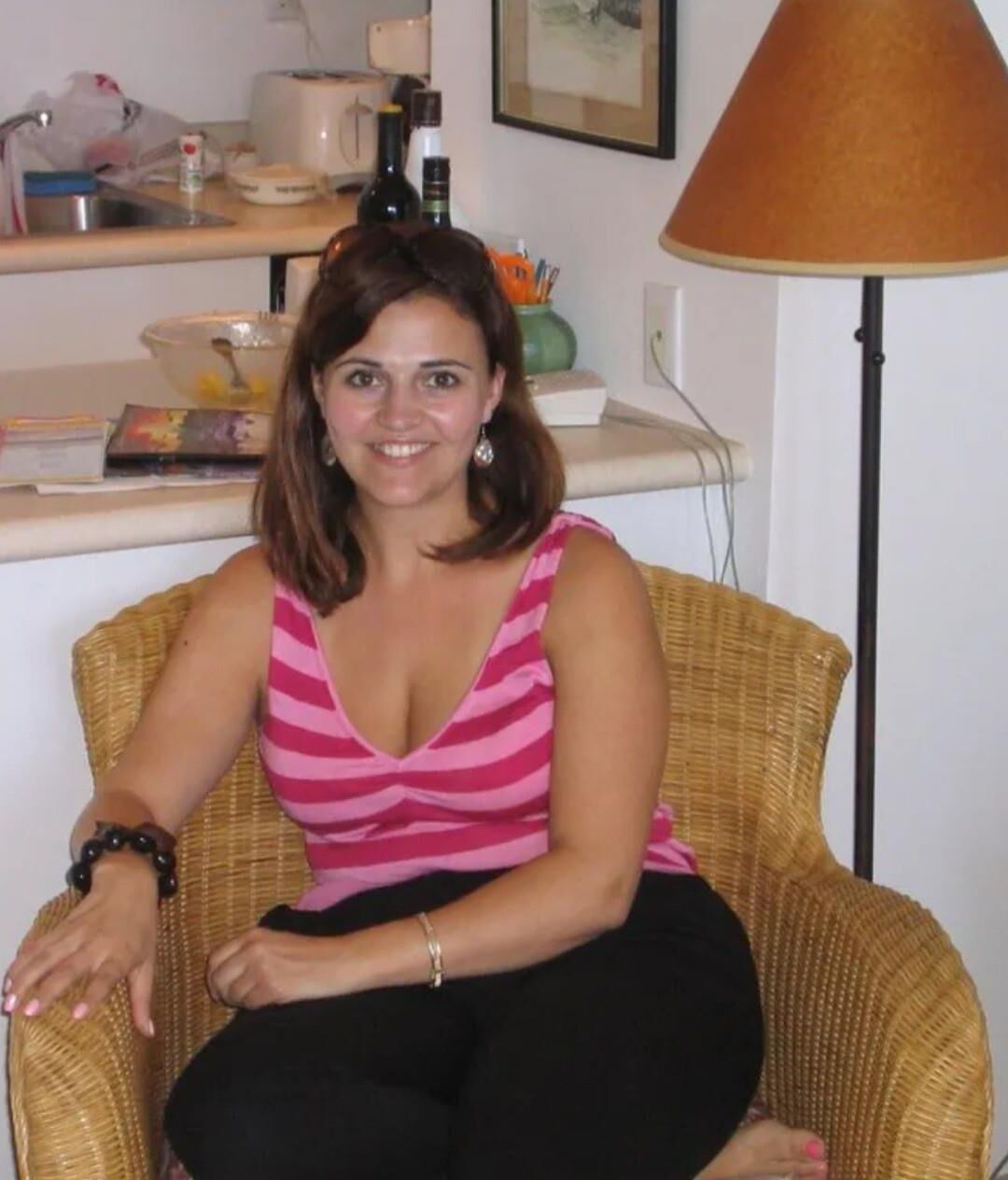 Sexy morena milf americana
