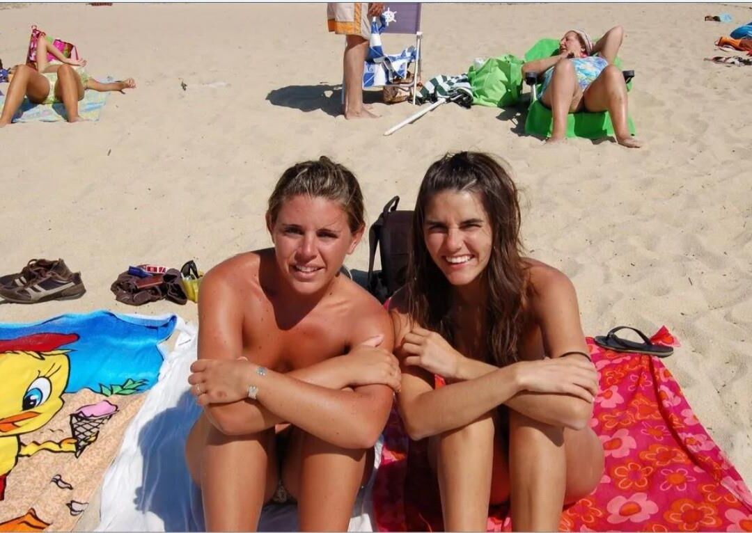 Amigos de puta italiana en la playa