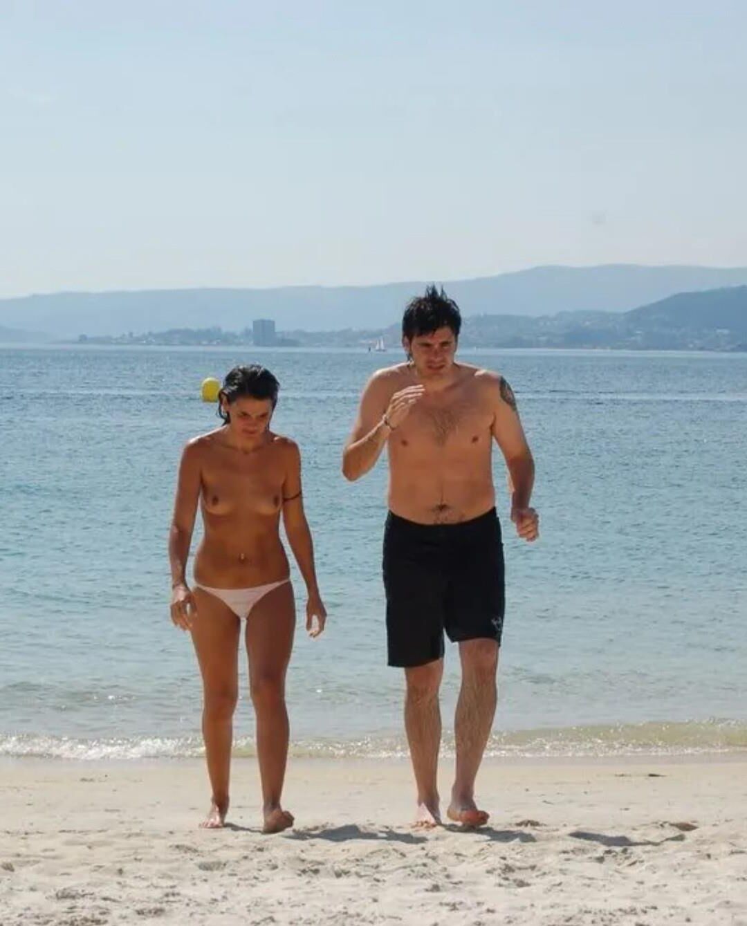 Amigos de puta italiana en la playa