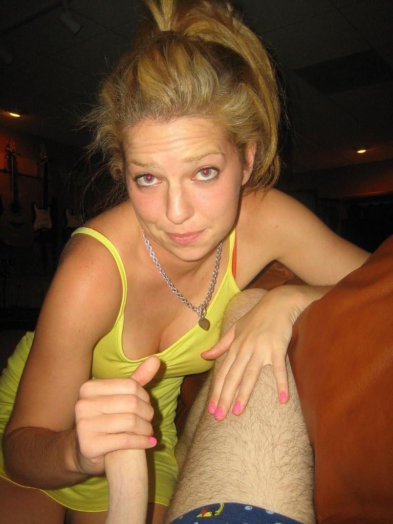 Blonde Posing