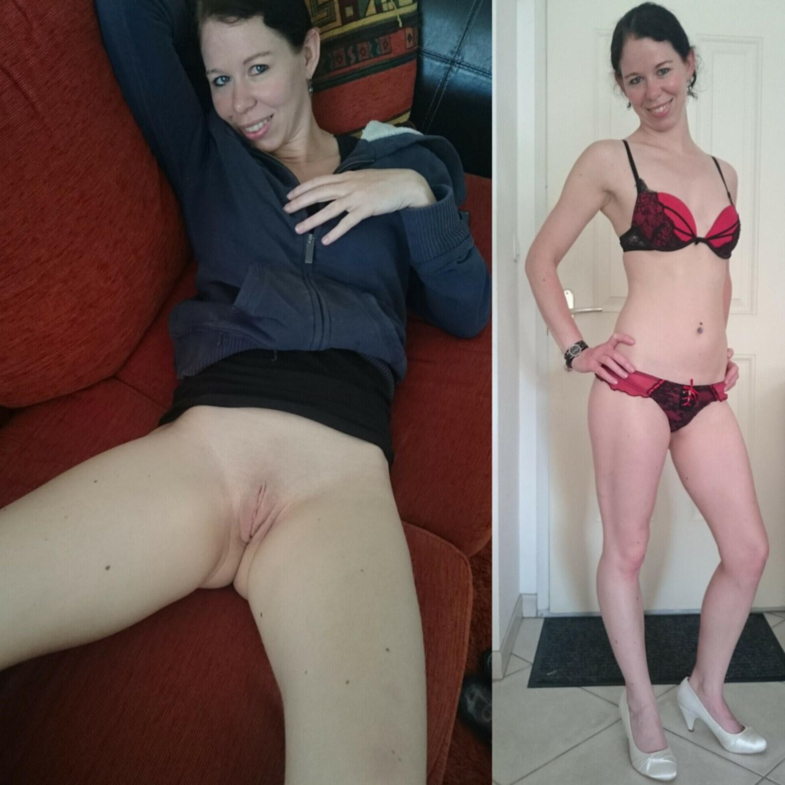 On Off Dressed Undressed Sluts HotWives ZelihaWhore Exposed