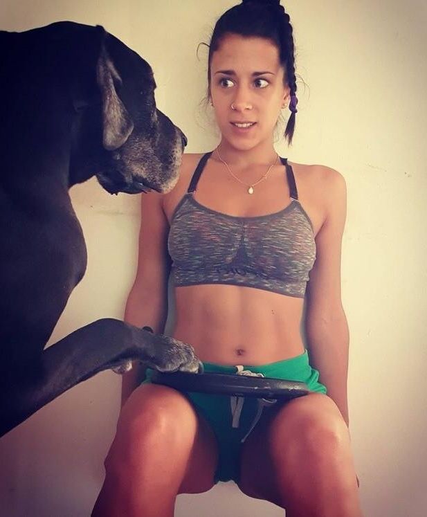 Sexy women with dogs #