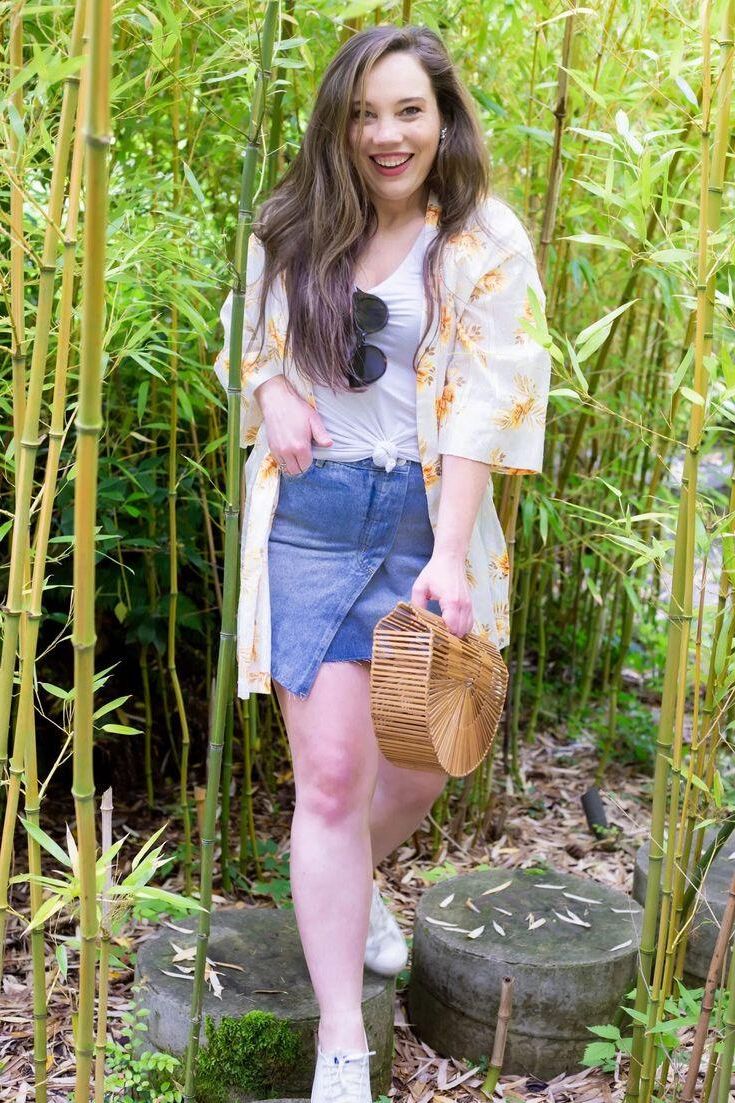 P Interesse an Schönheit junger Frau Modeblogger