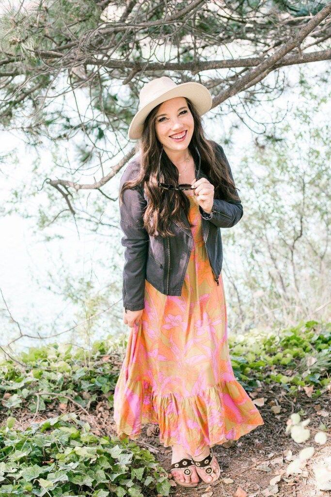P Interesse an Schönheit junger Frau Modeblogger