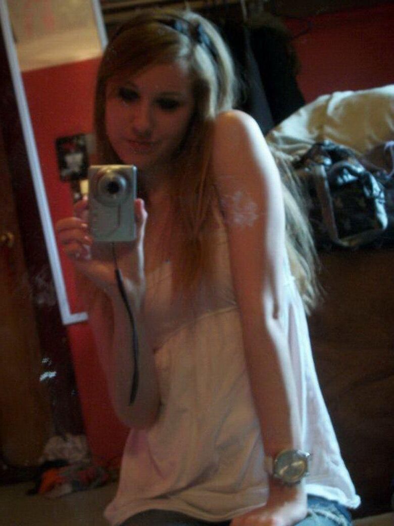 Selfie Teen mit einem fantastischen Arsch