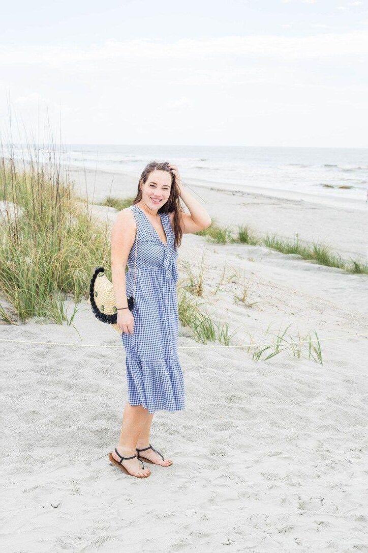 P Interesse an Schönheit junger Frau Modeblogger