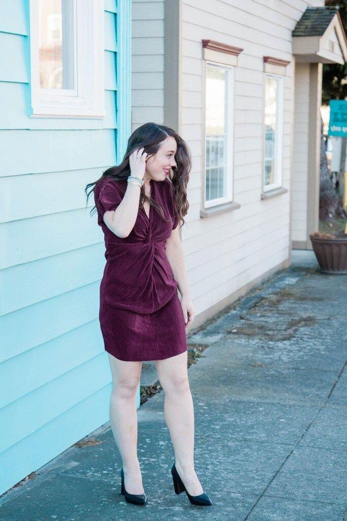 P Interesse an Schönheit junger Frau Modeblogger