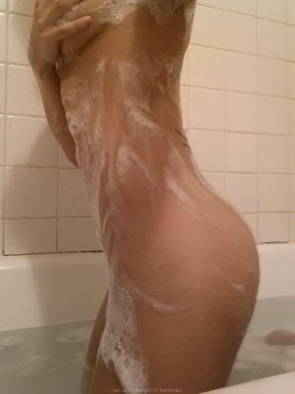 Töner Körper frecher Teenager Selfies