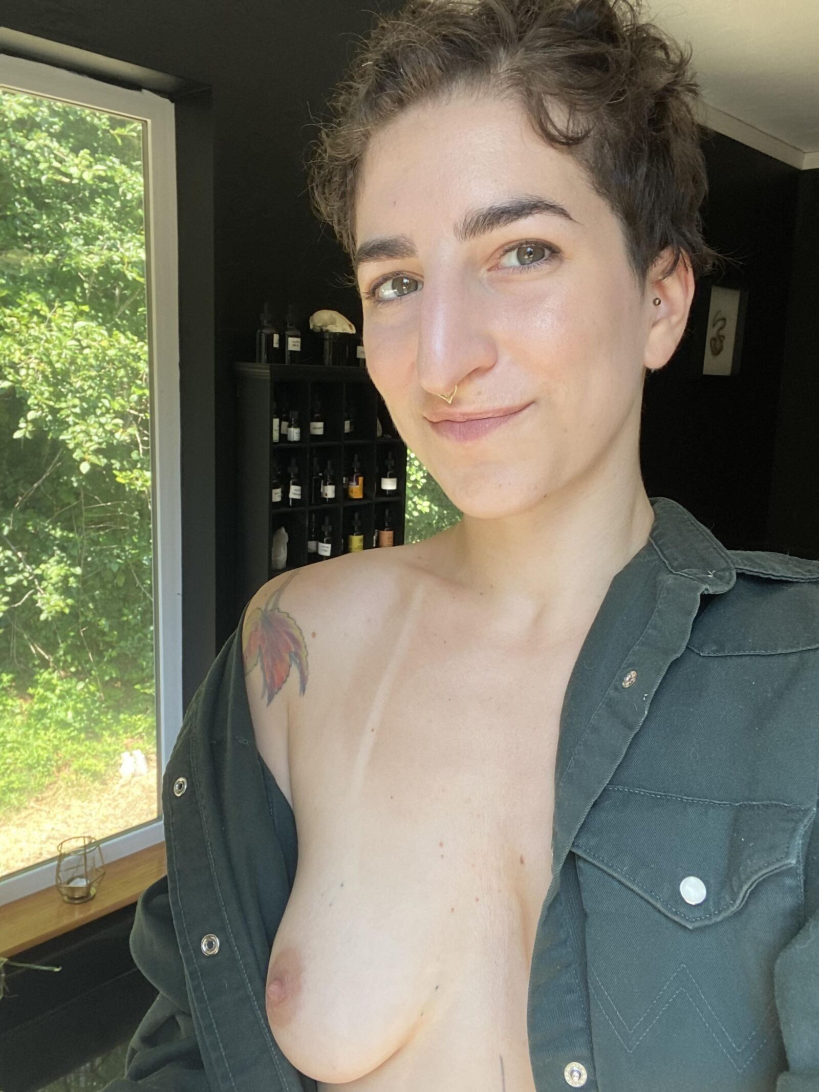 Topless in Denim 