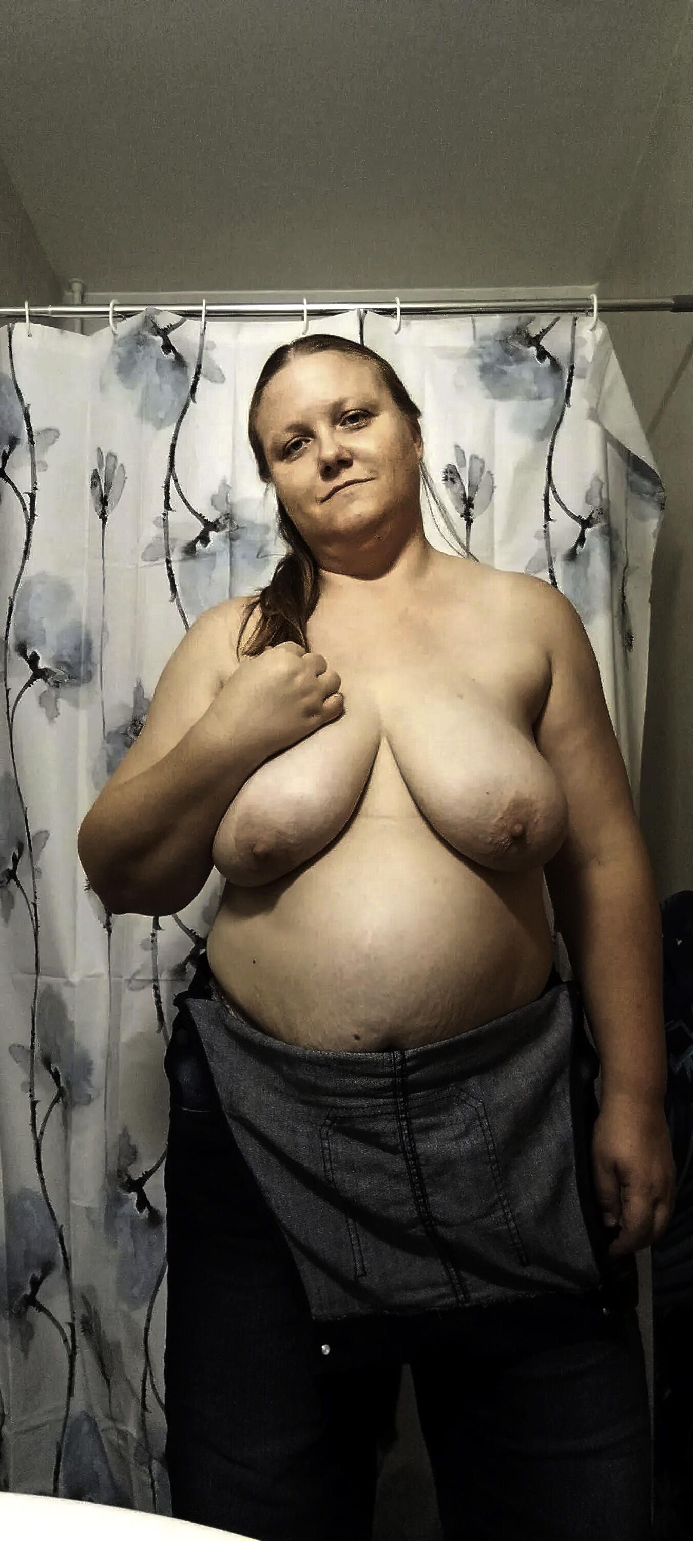 Topless in Denim 