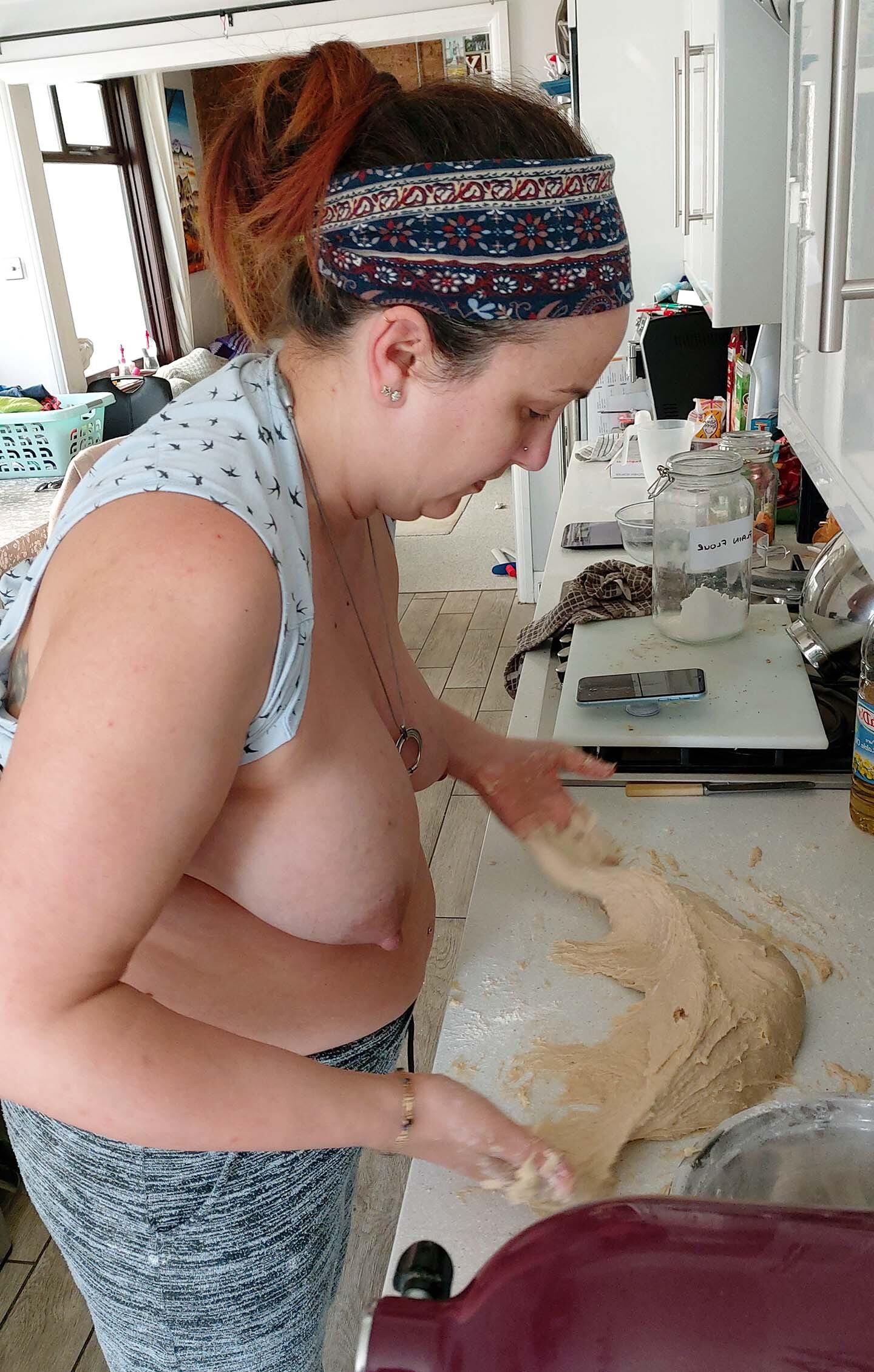 Wifey in the kitchen