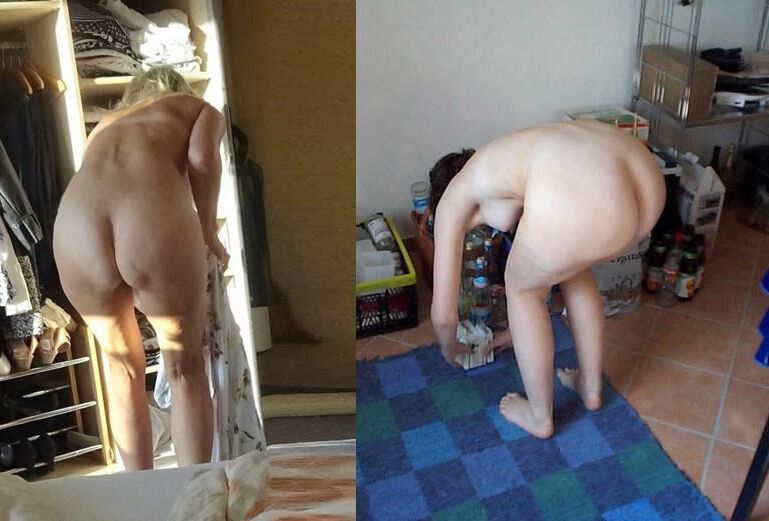 Sabine o Heike vs Sina comparison Altfotzen Hure Arsch Butt As