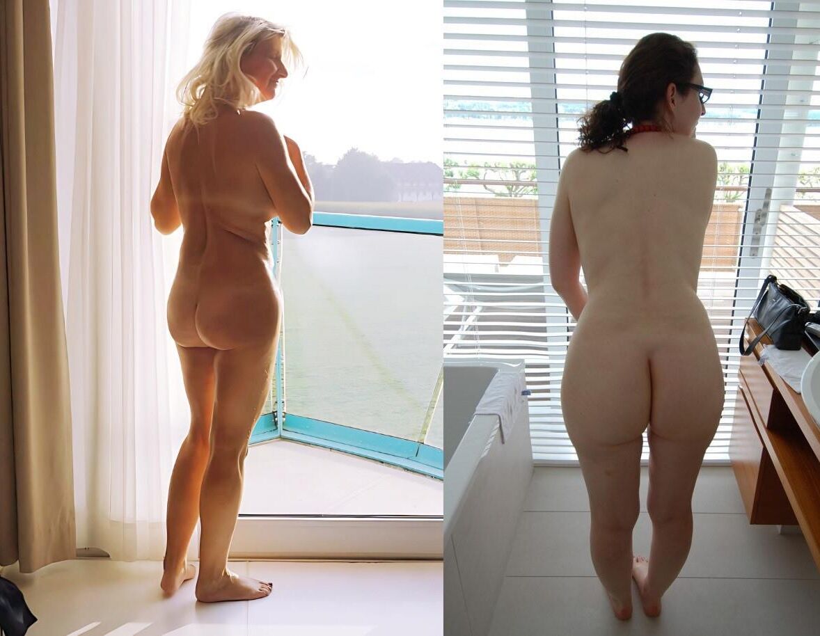 Sabine o Heike vs Sina comparison Altfotzen Hure Arsch Butt As