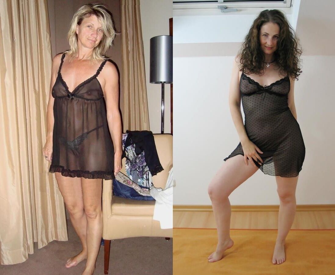 Sabine o Heike vs Sina comparison Altfotzen Hure Arsch Butt As