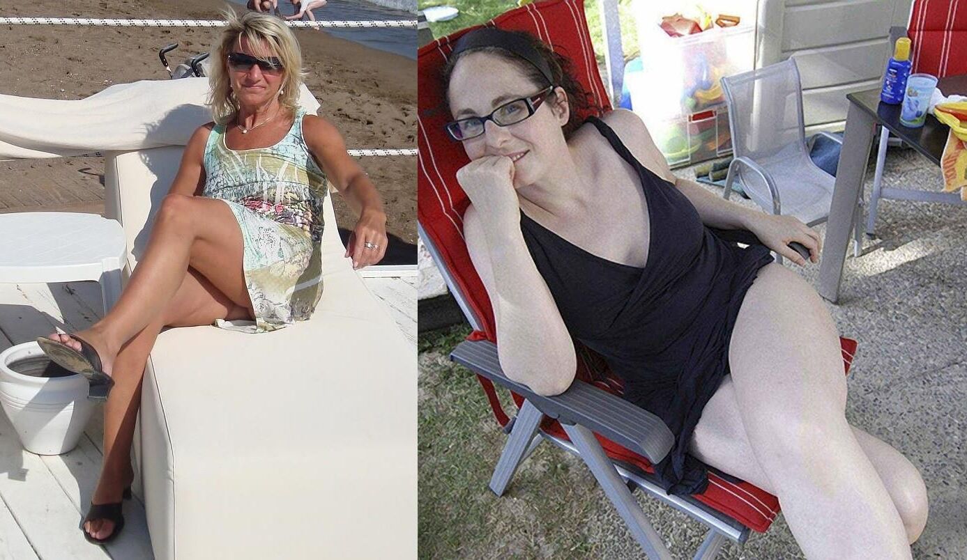Sabine o Heike vs Sina comparison Altfotzen Hure Arsch Butt As