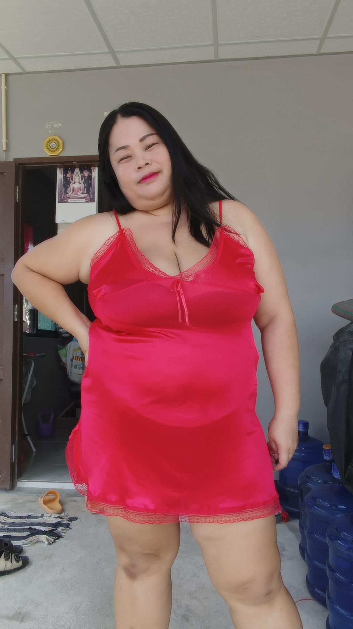大きなおっぱいを持つBBWの妻