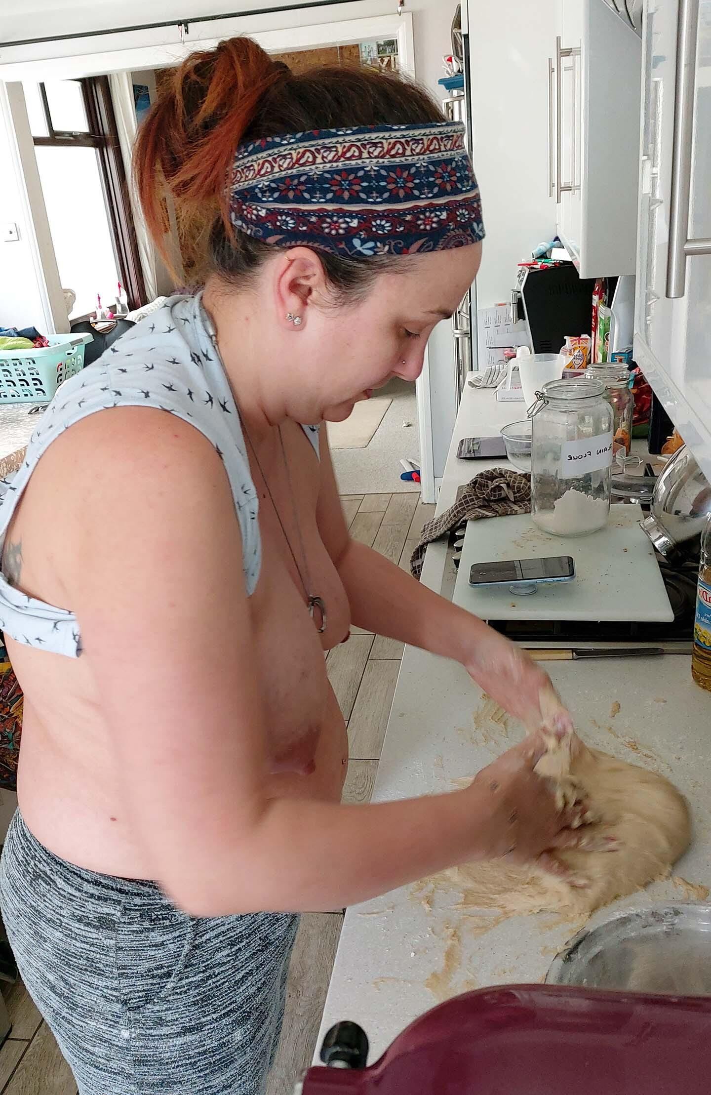 Wifey in the kitchen