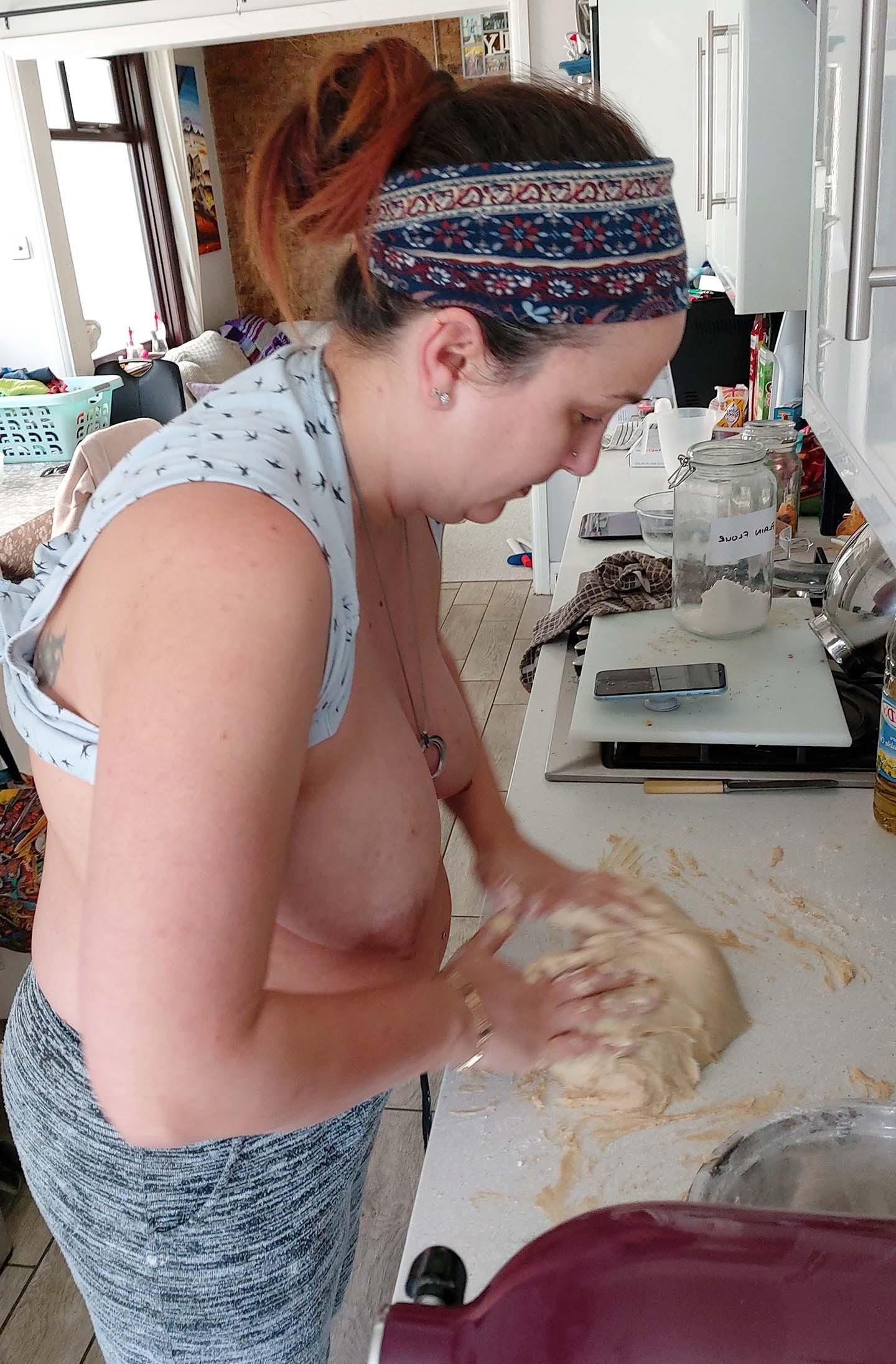 Wifey in the kitchen