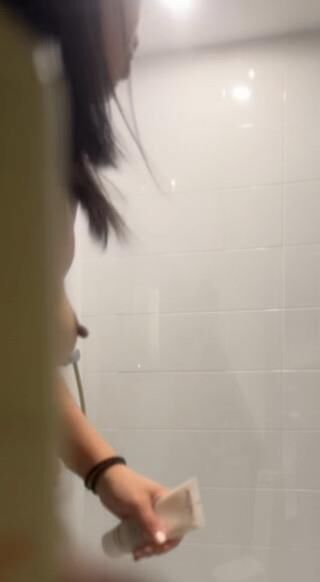 Asian shower bod awesome nipples