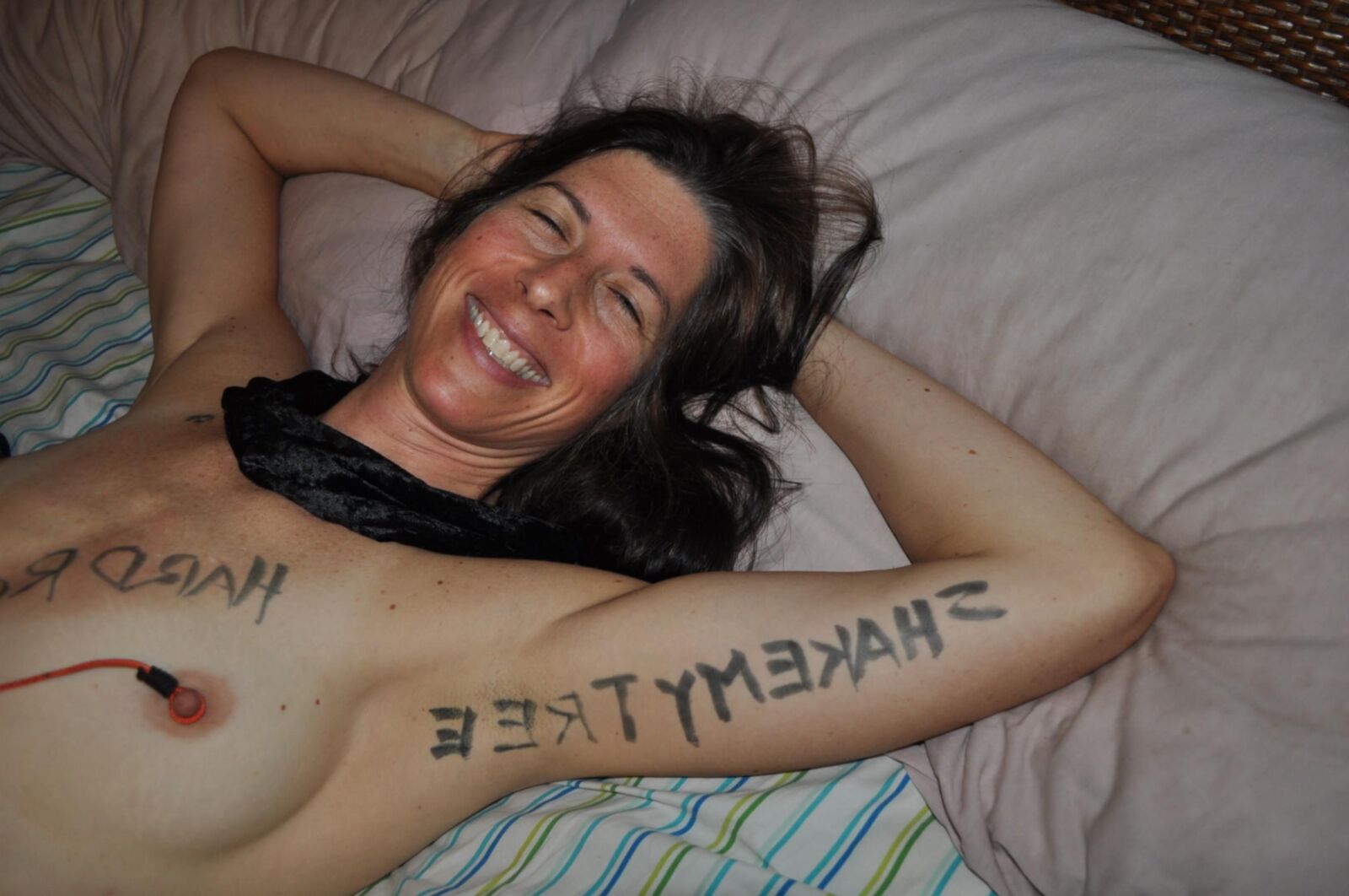 Body Writing Fan danke