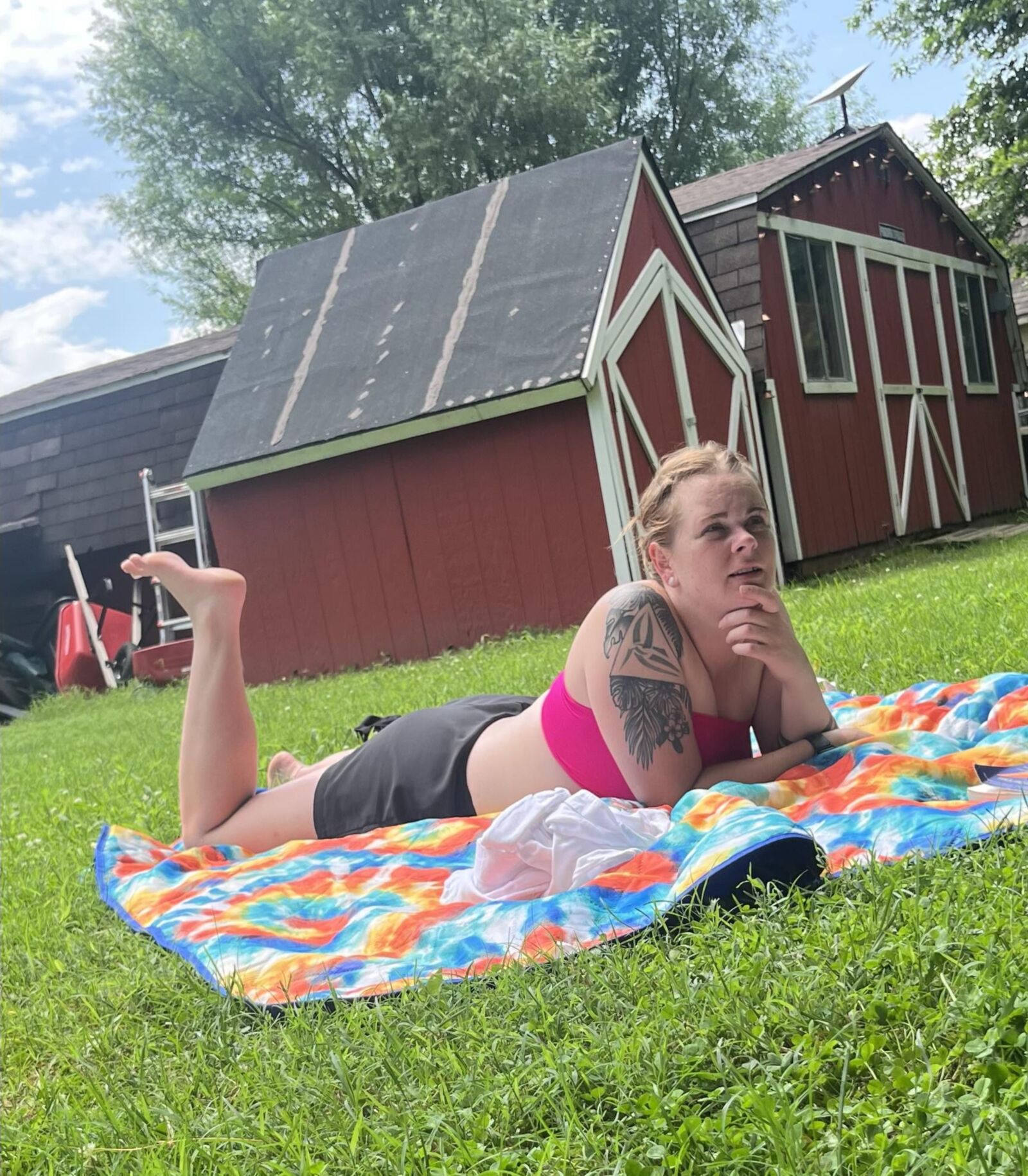 Meine Schwester Sonnenbade
