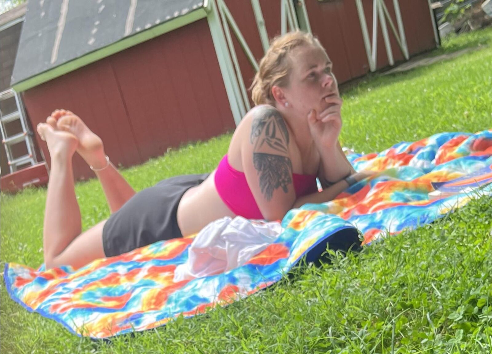 Meine Schwester Sonnenbade