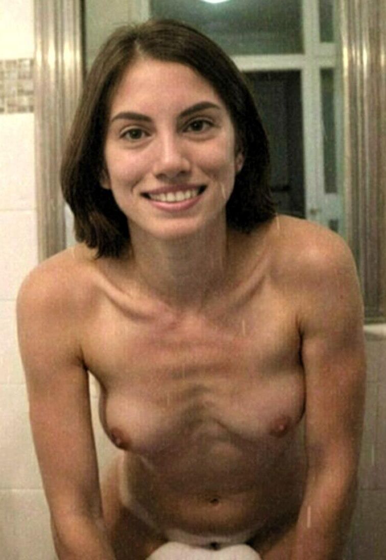 In the bathroom