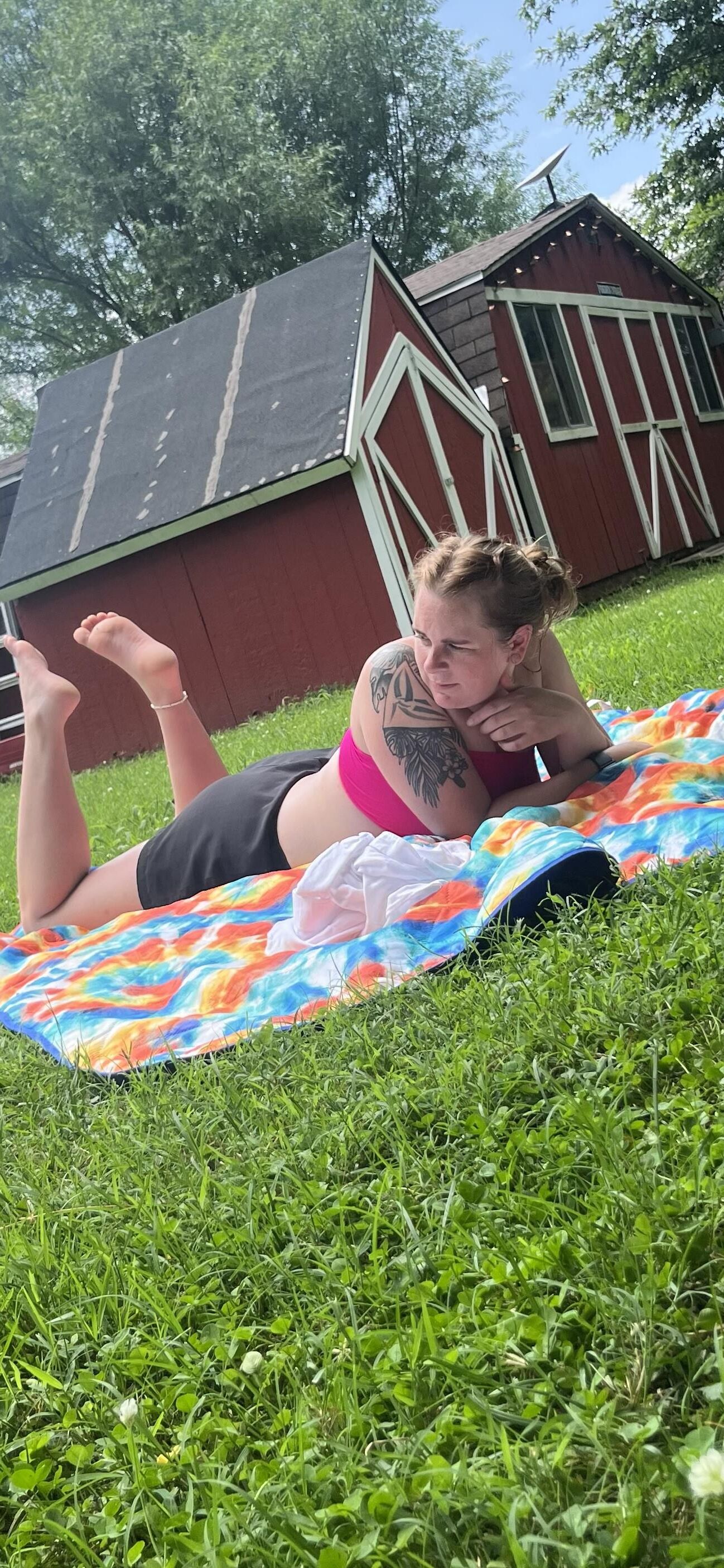 Meine Schwester Sonnenbade