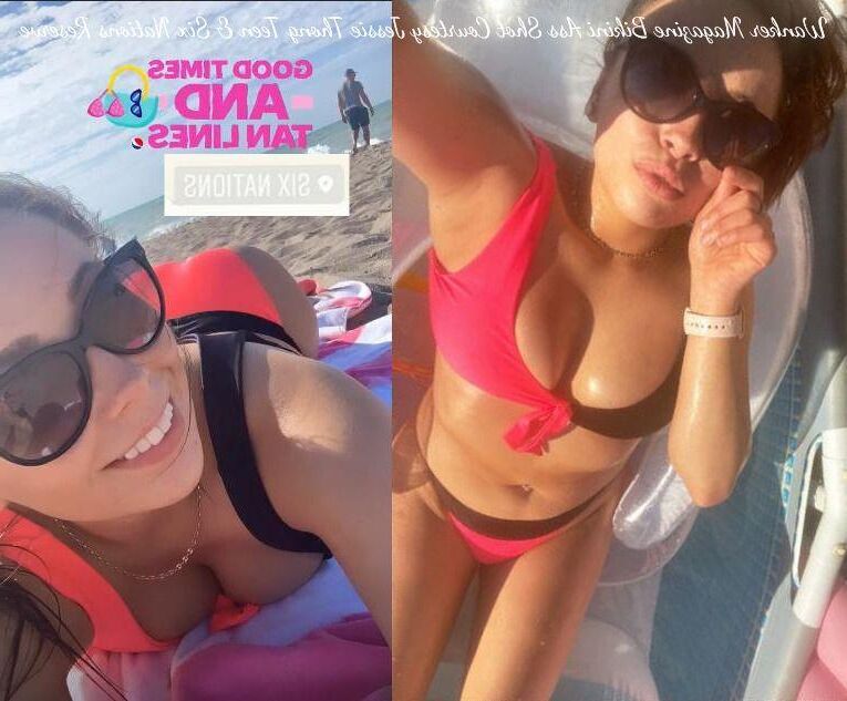 Blonde Big Tit milf enseigne les leçons de biker adolescents Jessie Bikini