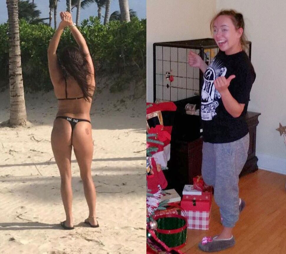 Blonde Big Tit milf enseigne les leçons de biker adolescents Jessie Bikini