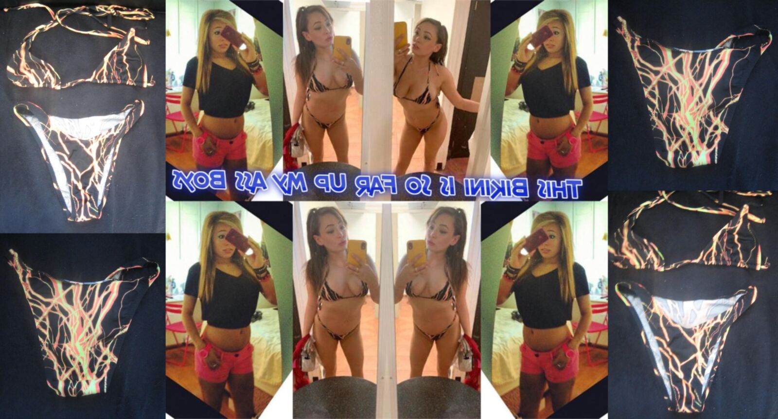 Blonde Big Tit milf enseigne les leçons de biker adolescents Jessie Bikini