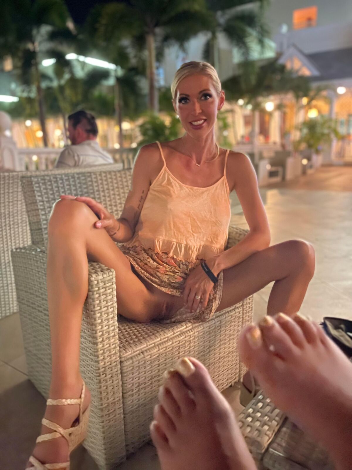 Selfies con una burla de los pies, parte