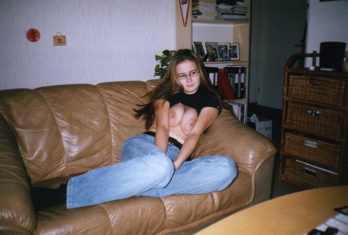 Seins nus en denim