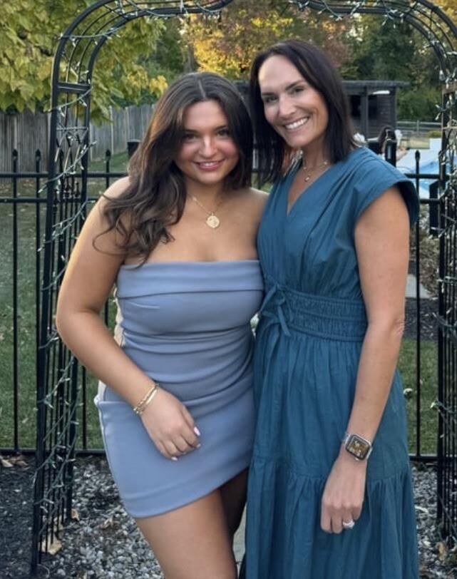 Mom and her best.