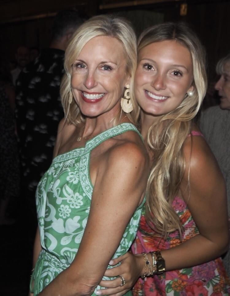 Mom and her best.