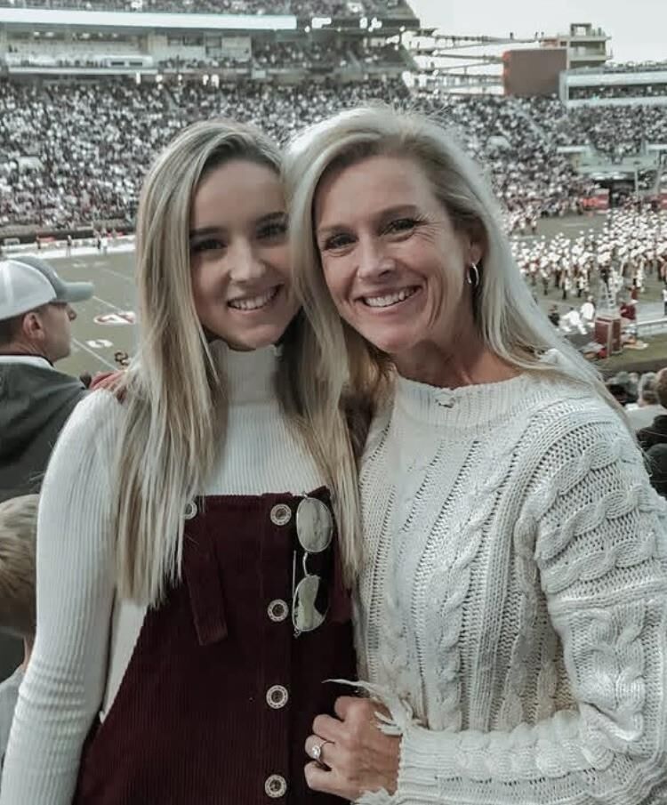 Mom and her best.