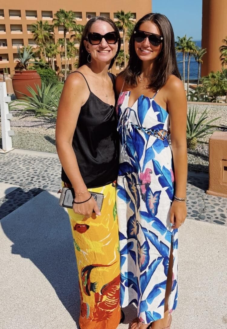 Mom and her best.