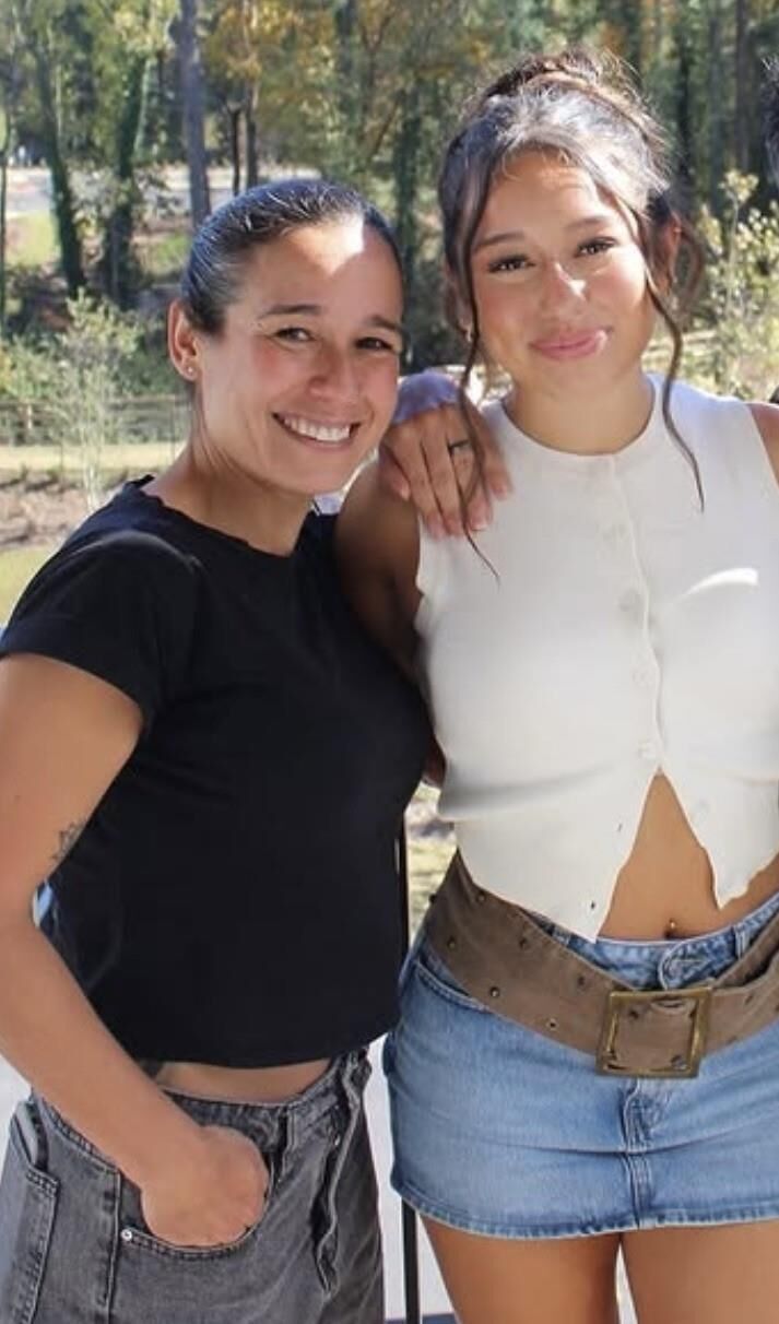 Mom and her best.