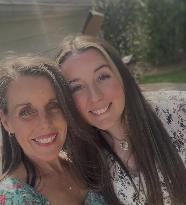 Mom and her best.