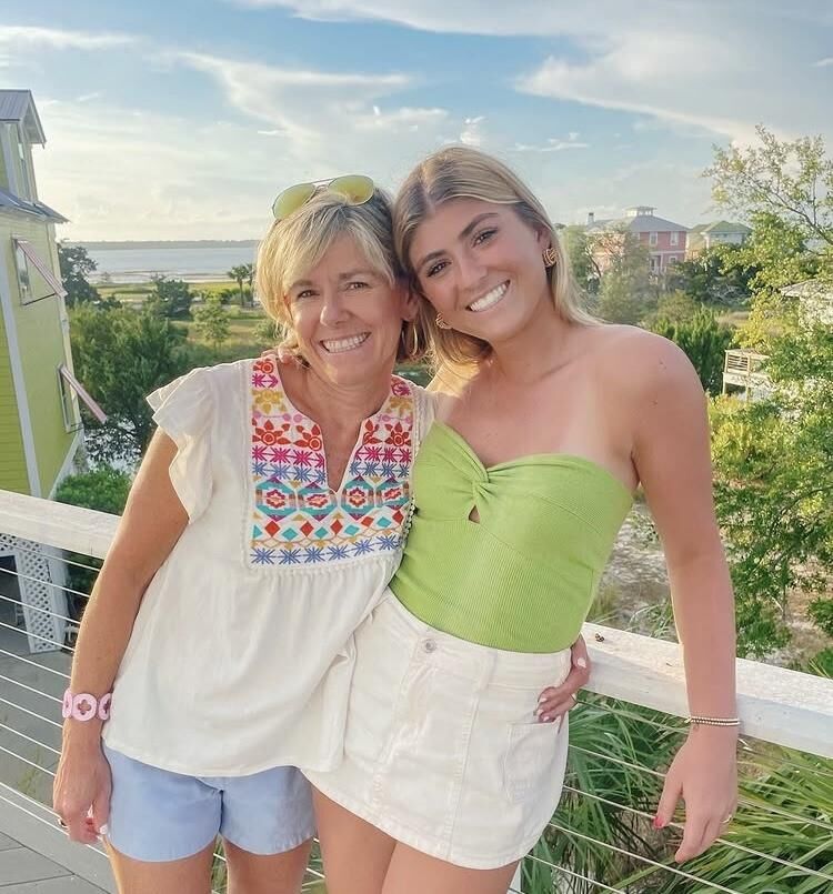 Mom and her best.