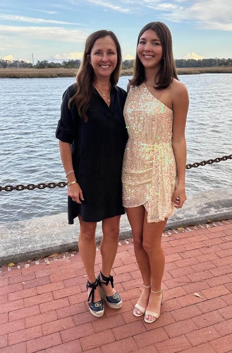 Mom and her best.