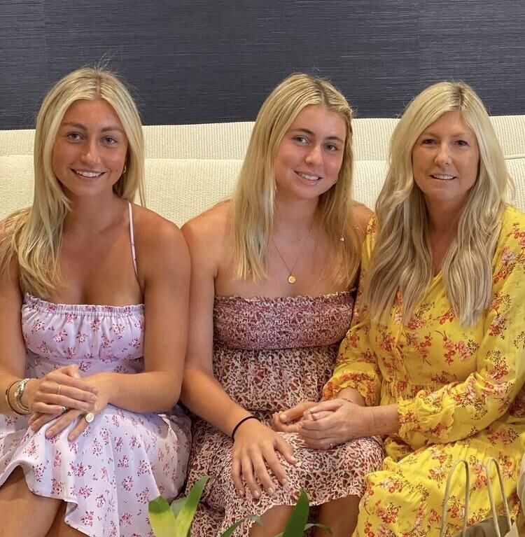 Mom and her best.