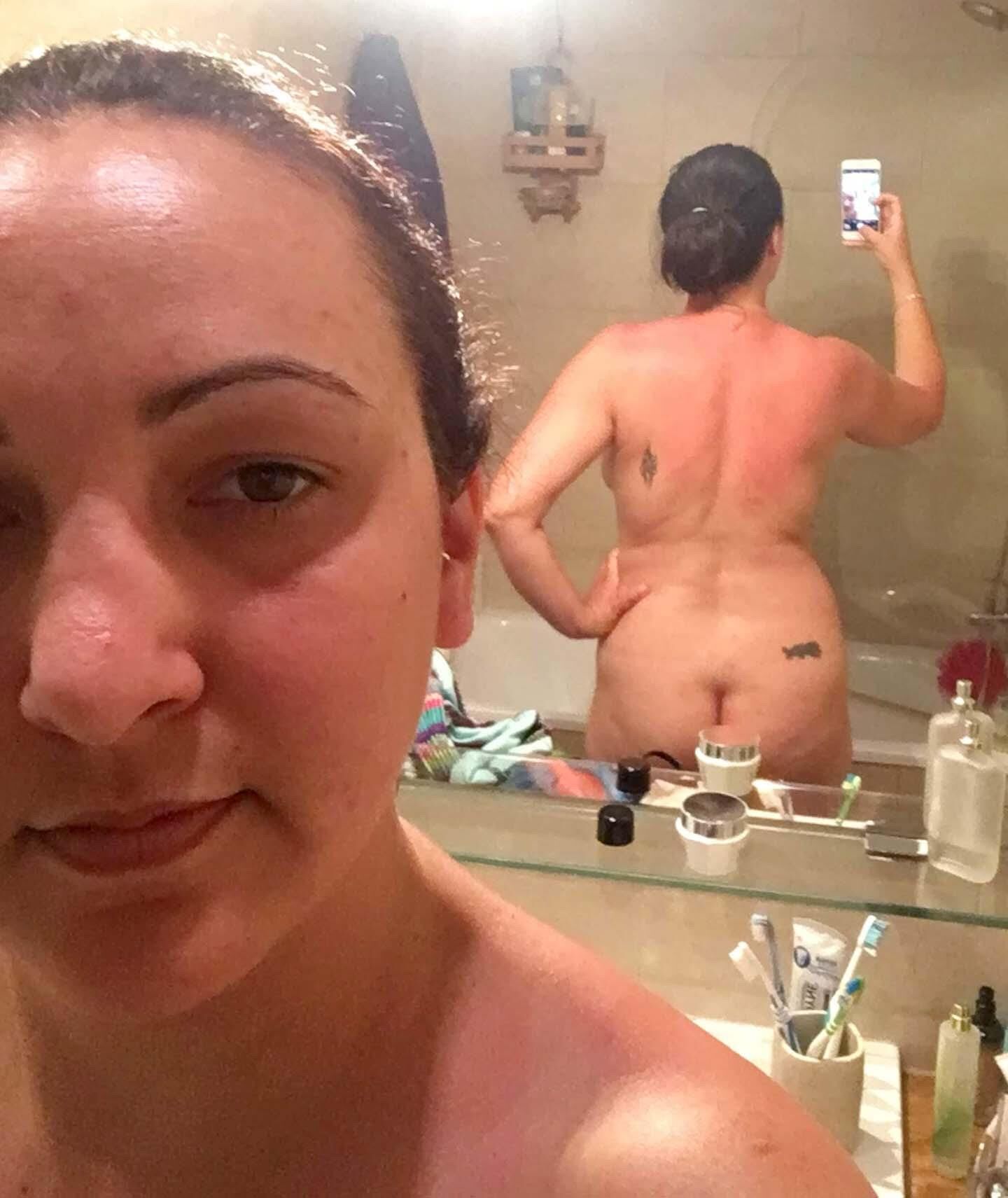 Selfies on holiday