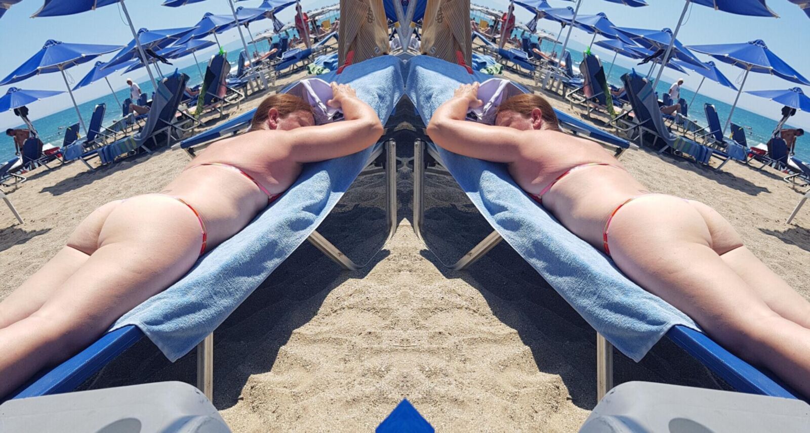 Sexy MiILF at Beach